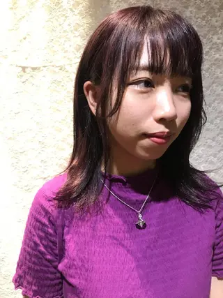 ミディアム ヒラヤマ ユウスケのヘアスタイル