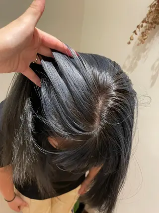 ミディアム 福岡 ゆうわのヘアスタイル