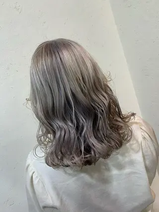 ミディアム カラー 天野 開のヘアスタイル