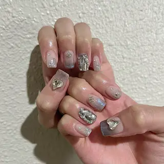 ネイル パラあり！フィルイン 美フォルムのネイルデザイン