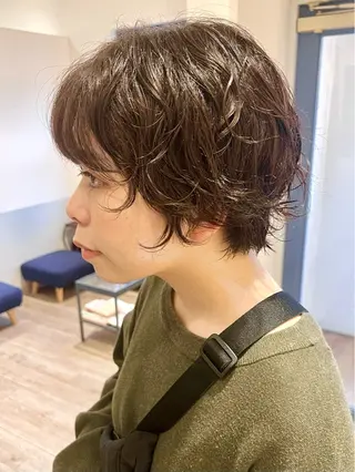 ショート パーマ 💐メンズ特化× パーマ💐早坂駆留のヘアスタイル