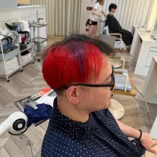 カラー メンズ レイヤーカット/ 艶カラー🌙Rinoのヘアスタイル