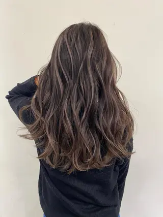 セミロング カラー カラー専門美容師🫧 舘田千乃🫧のヘアスタイル