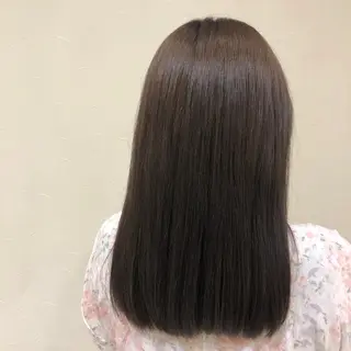ロング カラー 森 邑奈のヘアスタイル