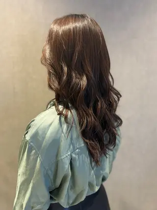 セミロング ハイトーンカラー 縮毛矯正/ジャックのヘアスタイル