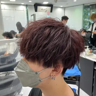 カラー メンズ Luce 杉本のヘアスタイル