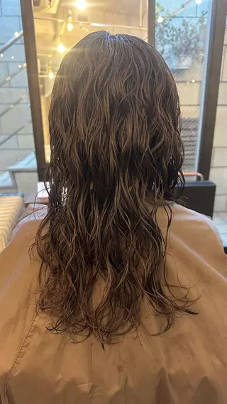 ロング パーマ ショートカットパー マ🫧kotoneのヘアスタイル