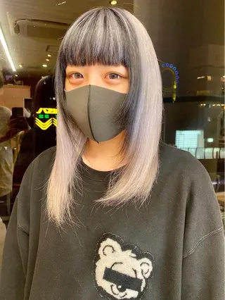 セミロング カラー welring hair salonのヘアスタイル