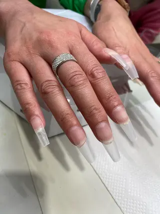 ネイル ジェルチップ長さだし 専門ネイルサロンのネイルデザイン