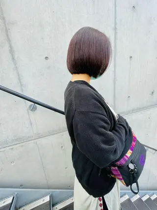 ショート カラー ショートボブ髪質改善 縮毛矯正のプロ山道潤のヘアスタイル