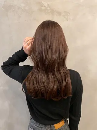 カラー 🍁ロングパーマドラ イパーマ🍁陸来のヘアスタイル
