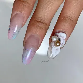 ロング カラー パーマ ヘアアレンジ メンズ キッズ ネイル マツエク・マツパ yuri kaのネイルデザイン