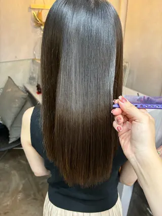 ロング 💜髪質改善/ 艶カラー/ミナ🩷のヘアスタイル