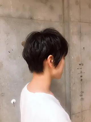 ショート 中川 結のヘアスタイル