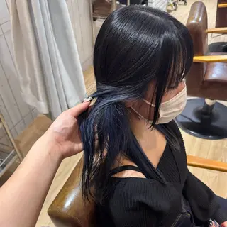 セミロング カラー 🍀ブリーチ/艶カラ ー🍀 コイケのヘアスタイル