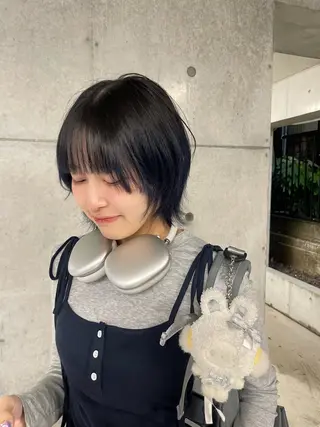 ショート トレンドカラー🥣／ ヘアアレンジ✩.*˚のヘアスタイル
