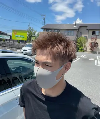 ショート カラー メンズ 竹田 京人のヘアスタイル