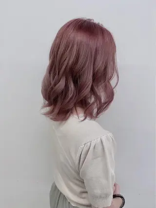 ミディアム カラー ヘアアレンジ 🤍韓国ヘア特化 🤍力丸🤍のヘアスタイル