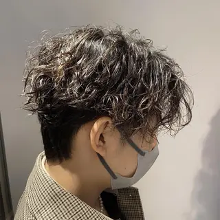 パーマ メンズ メンズ縮毛矯正 ♠️店長下平隼人のヘアスタイル