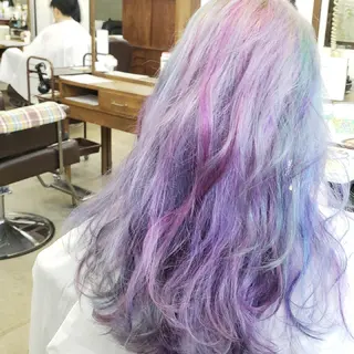 ロング カラー 多田 遼太のヘアスタイル