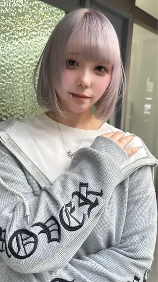 カラー 名古屋栄/ 複雑履歴   リカのヘアスタイル