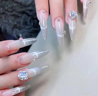 ネイル By moonネイル 🌷ワンホン/韓国風のネイルデザイン