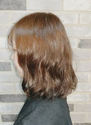 ミディアム カラー パーマ タナカ *歴10年以上*のヘアスタイル