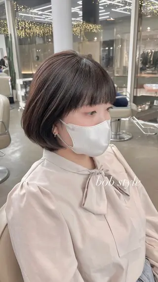 ショート ♡レイヤーボブ パーマ/うらら♡のヘアスタイル