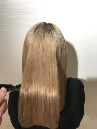 セミロング カラー パーマ ヘアアレンジ 🥇髪質改善🥇 polon代表鵜澤のヘアスタイル