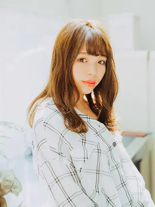 ミディアム 松本 浩太朗のヘアスタイル