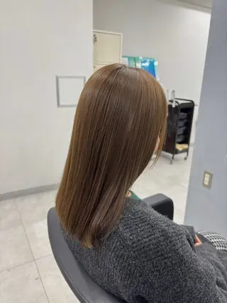カラー 透明感♡くすみカラー shiori/小岩のヘアスタイル