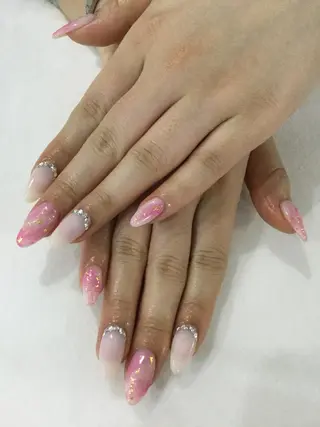 ネイル 💎🐰 saki. m 🐰💎のネイルデザイン