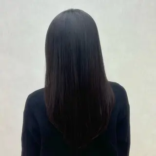 ロング カラー 透明感/ベージュ/ yuna.のヘアスタイル