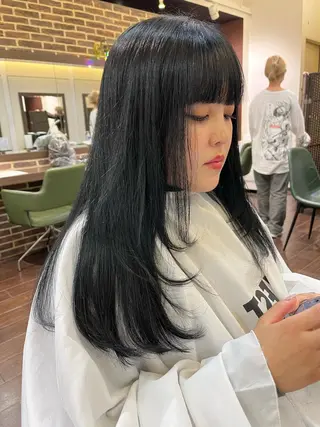 カラー カットパーマ 🌀あさみのヘアスタイル