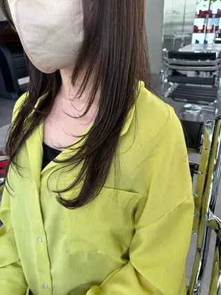 ロング 佐藤 莉子のヘアスタイル