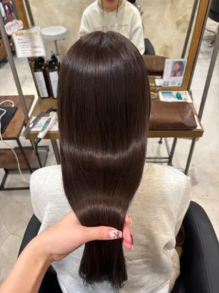 ロング カラー ツヤカラー🫧Sae ネイルモデル募集中のヘアスタイル