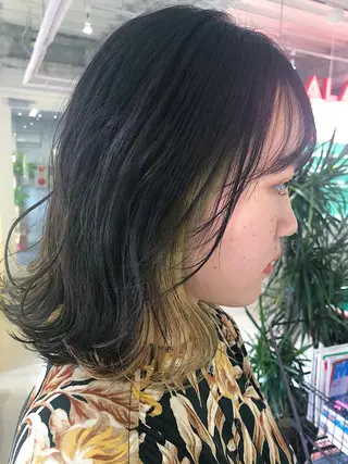 ミディアム カラー ヘアアレンジ HORN hairsalonのその他イメージ