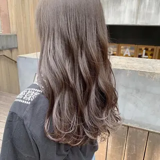 セミロング カラー パーマ ヘアアレンジ 松田 亮葉のヘアスタイル