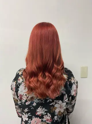 ロング カラー ヘアアレンジ TRU Shino🦋のマツエク・マツパデザイン