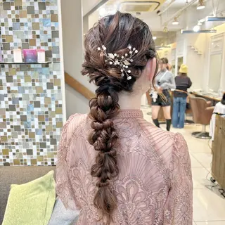 ロング ヘアアレンジ Neolive 千尋のヘアスタイル