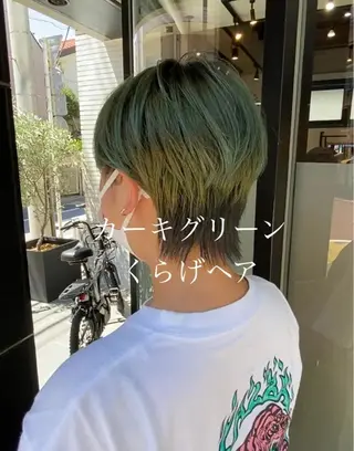 ショート カラー ﾊｲﾄｰﾝ/ｶﾗｰ/ 用賀/稲若健太郎のヘアスタイル