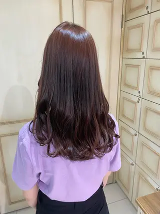 ロング カラー ヘアアレンジ 透明感カラー 古山 結季🌙🖤のヘアスタイル