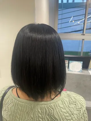 ミディアム カラー NaVIユウジ 透明感カラーのヘアスタイル