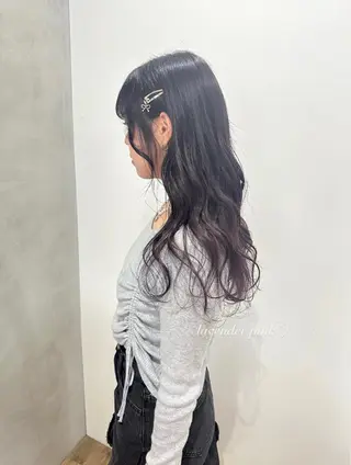 ロング カラー ヘアアレンジ Himawari♡ 柔らかいカラーのヘアスタイル