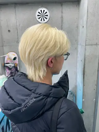 ショート 🌹ブリーチ/ボブ/ レイヤー渋谷🌹のヘアスタイル