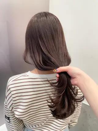 ミディアム カラー ヘアアレンジ アイブロウ ミニボブ/ブリーチ 🌈MISATOのヘアスタイル