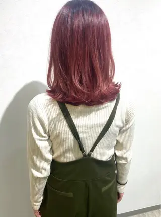 ミディアム カラー 坂井田 浩樹のヘアスタイル