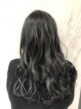 ロング カラー 店長 濱口 花菜 美髪整形のヘアスタイル