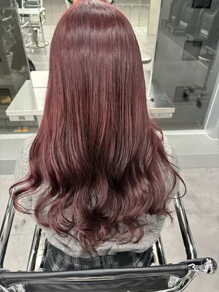ロング 佐藤 莉子のヘアスタイル