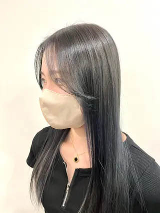 ロング 春日 涼太のヘアスタイル